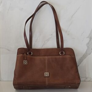 Giani Bernini | Brown Leather Shoulder Bag